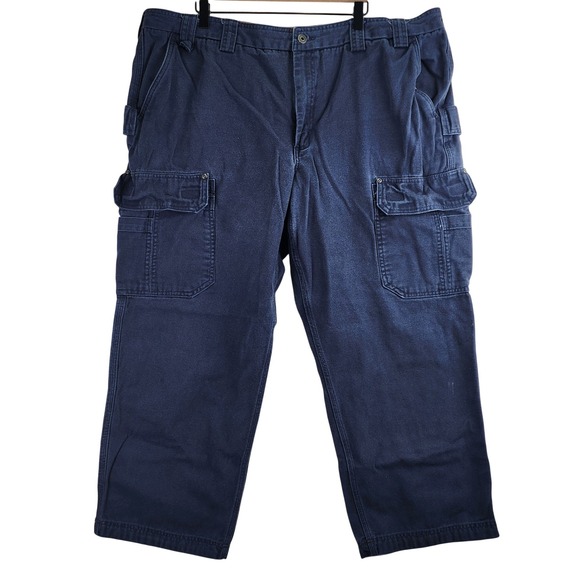 Duluth Trading Co Other - Duluth Trading Co‎ 92204 Cargo Pants Mens 46x30 Navy Blue Relaxed Fit Workwear